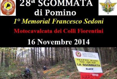 Enduro: motocavalcata Sgommata di Pomino il 16/11